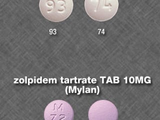Ambien (Zolpidem) 5mg tablet — foto del medicamento