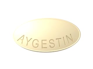 Aygestin (Norethindrone Acetate) 5mg tablet — medication photo