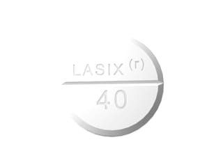 Lasix (Furosemide) 20mg tablet — medication photo