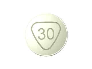 Priligy (Dapoxetine) 30mg tablet — medication photo